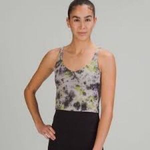 Lululemon Align Tank Top Radial Tie Dye Mauve Grey